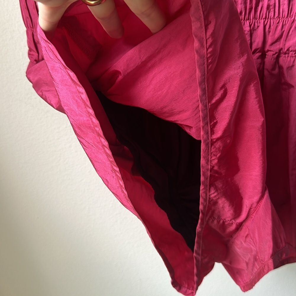 Free People Way Home Shorts, Rapid Raspberry L - Picture 3 of 4